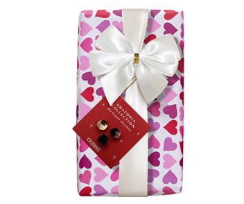 Gift-wrapped box with bow (250g)