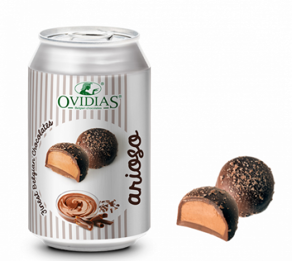 Arioso-can with chocolate mousse cream chocolates
